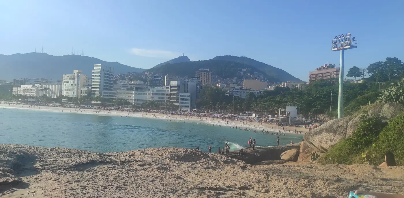 Praia do Arpoador, em Ipanema